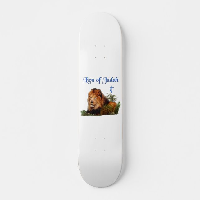 Skateboard Lion de Juda produits chrétiens (Devant)