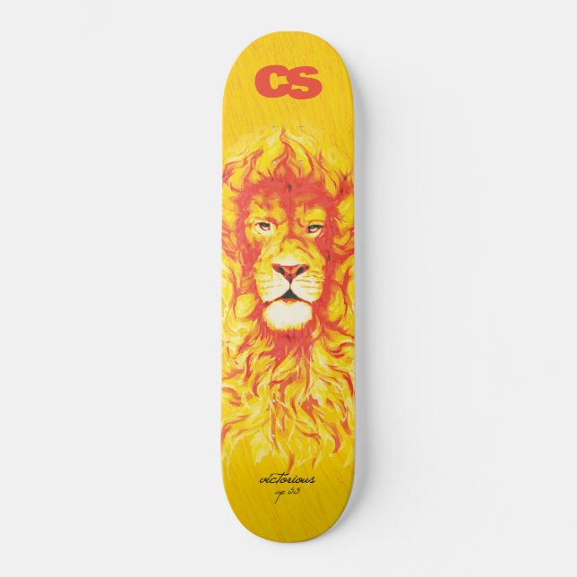 Skateboard Lion Deck CS (Recto)