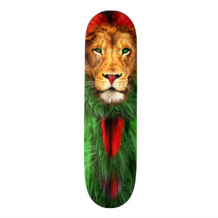 Skateboard Lion Rasta
