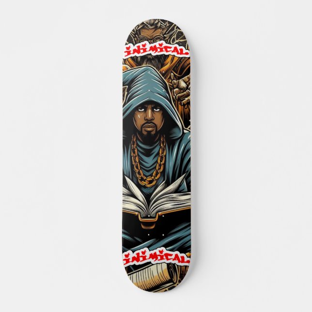 Skateboard Littérature inimique (Devant)