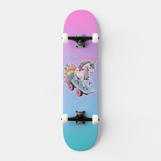 Skateboard little princess (Vorderseite)