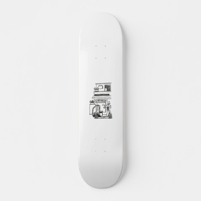 Skateboard livraison de vélo au japon (Devant)