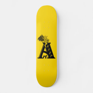 Skateboard Logo ArtKSZP mit Kleine Golem