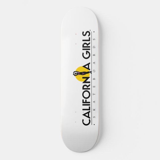 Skateboard Logo California Girls Skateboards (Recto)