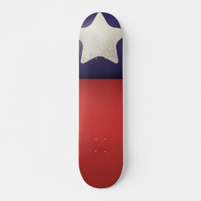 Skateboard Logo du super-héros américain (Devant)