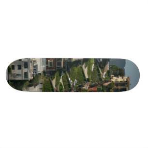 Skateboard Lombard Street À San Francisco Americas Crookedes