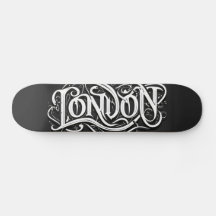 Londres Calligraphie métallique lourde - Londres M