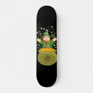 Skateboard L'or de lutin de la Saint-Patrick