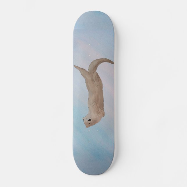 Skateboard Loup de mer de mammifères marins sous-marins (Recto)