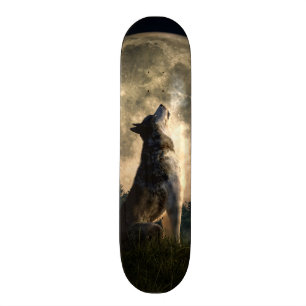 Skateboard Loup d'hurlement