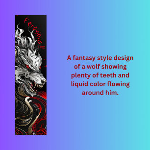 Skateboard loup d'Imaginaire