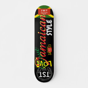 Skateboard LOVE JAMAÏCAIN STYLE Planche à roulettes, plateau 