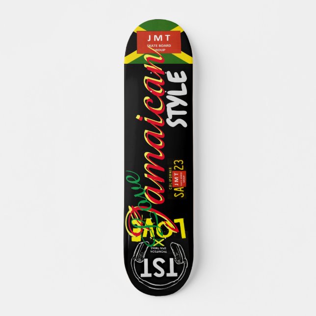 Skateboard LOVE JAMAICAN STYLE Skateboard, pont 7¾" (Devant)