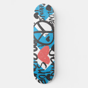 Skateboard Lt Pink de graffiti