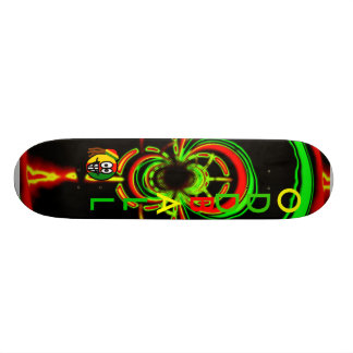 Skateboard Lueur de Rasta