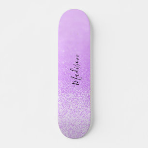 Skateboard Lumières de Parties scintillant violettes personn