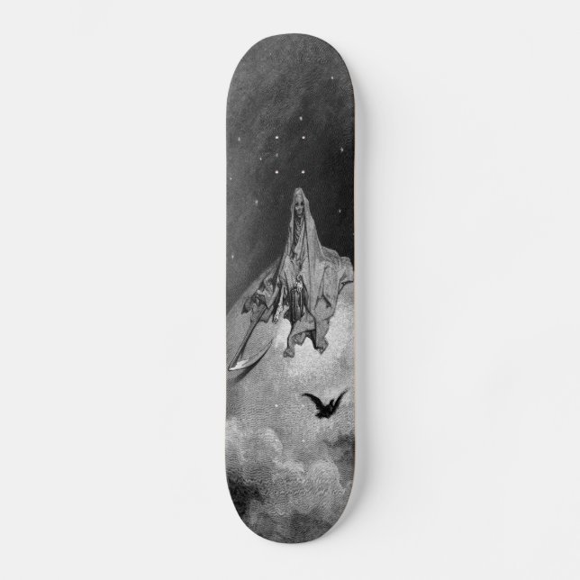 Skateboard lune de corbeau (Recto)
