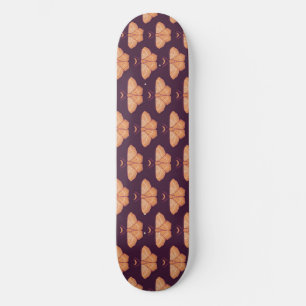 Skateboard Lune de lune de lune violet d'insecte magique Cott