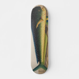 Skateboard Mahi-Mahi Fish artwork
