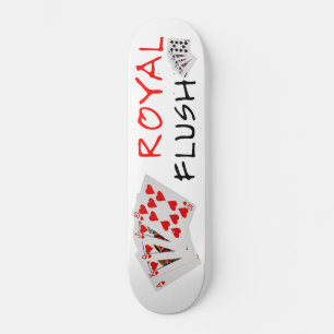 Skateboard Mains de poker - Royal Flush