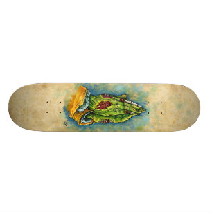 SKATEBOARD MAINS DE PRIÈRE DE ZOMBI