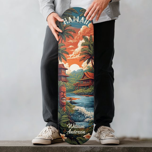 Skateboard Maison de plage d'Hawaii (Hawaii Beach House Skateboard)
