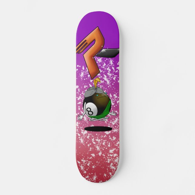 Skateboard majik 8ball (Recto)