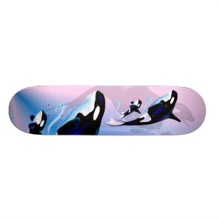 Skateboard Maman d'orque et planche à roulettes de bébé