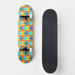 Skateboard Mamluks Djinns Motif incendie et eau