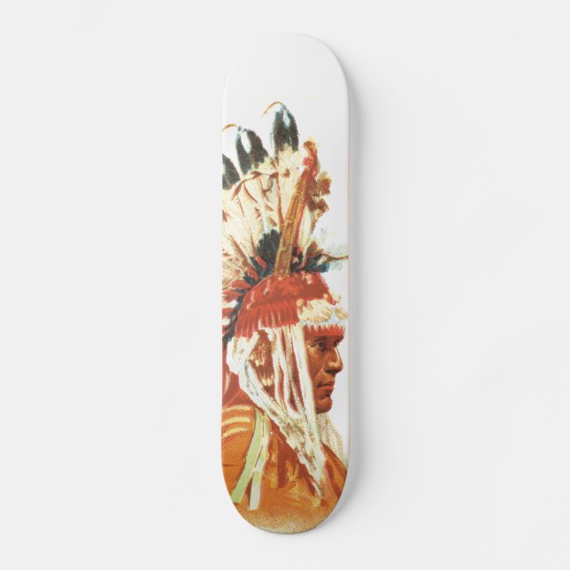 Skateboard Man and Chief (Recto)