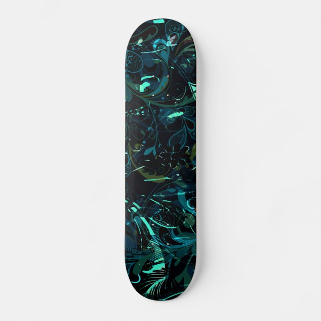 Skateboard Mandala Abstrait 3 (Recto)
