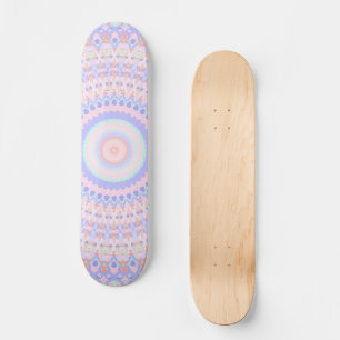 Skateboard Mandala coloré