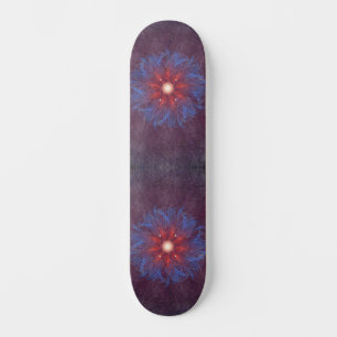 Skateboard Mandala de l'explosion de flamme cosmique