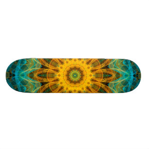 Skateboard Mandala d'étoile d'océan
