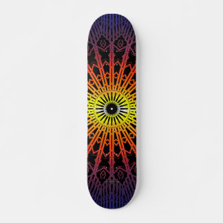 Skateboard Mandala Looking Glass ( Arc-en-ciel )