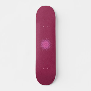 Skateboard Mandala rose