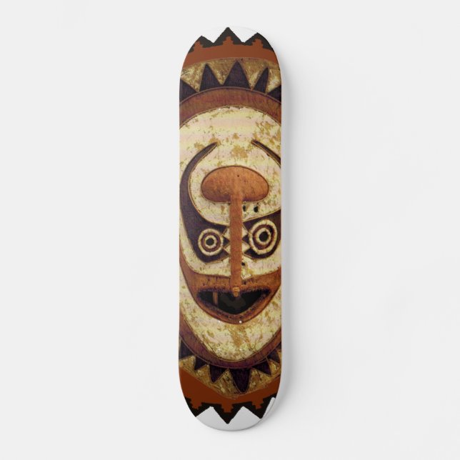 Skateboard Maori Tribal Mask Skate (Recto)