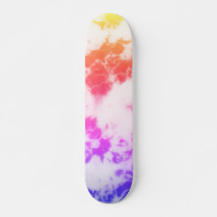 Skateboard Marbre arc-en-ciel