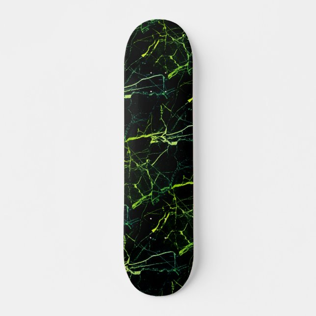 Skateboard Marbre vert clair  (Devant)