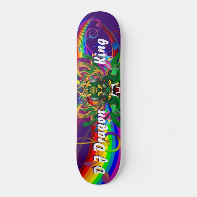 Skateboard Mardi Gras D. J. Dragon King View note s'il vous p (Recto)