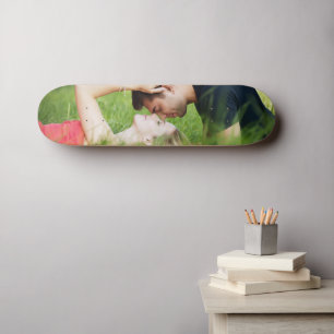 Skateboard Mariage photo Couple personnalisé