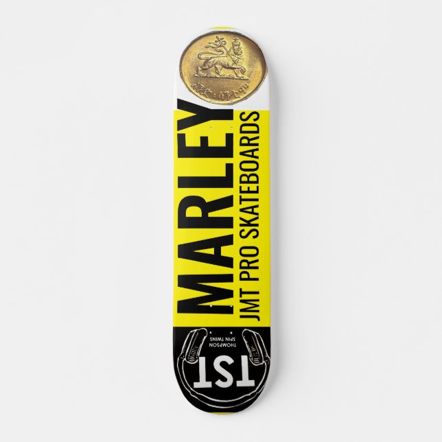 Skateboard MARLEY JMT Pro Skateboards Skateboard, 7¾" Deck (Devant)