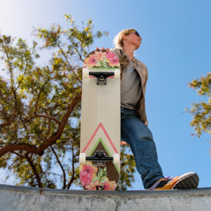 Skateboard Marque Dd Inspiré De L'Hawaïen Tropical