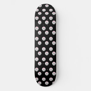 Skateboard Marque professionnelle personnalisable Noir