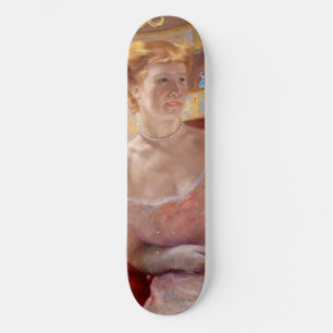 Skateboard Mary Cassatt - Femme avec collier de perle dans un