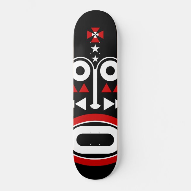 Skateboard masque africain (Recto)