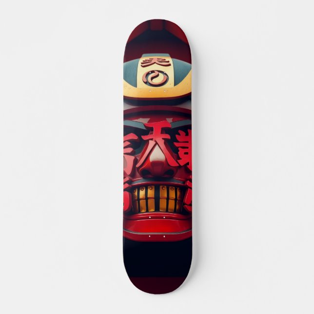 Skateboard Masque de samouraï (Devant)
