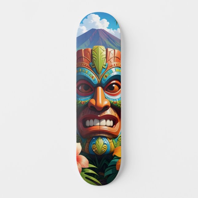 Skateboard Masque Tiki (Recto)