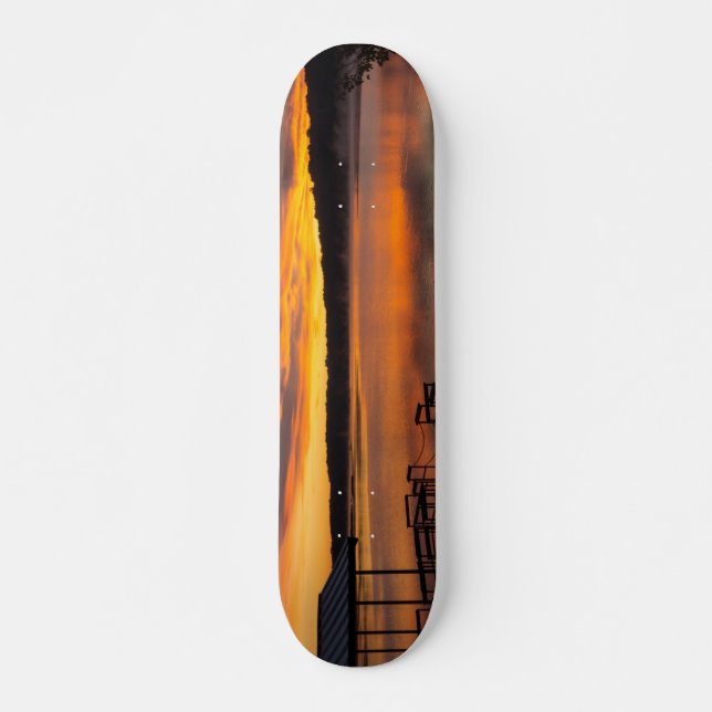 Skateboard Matin Orangelicious (Devant)