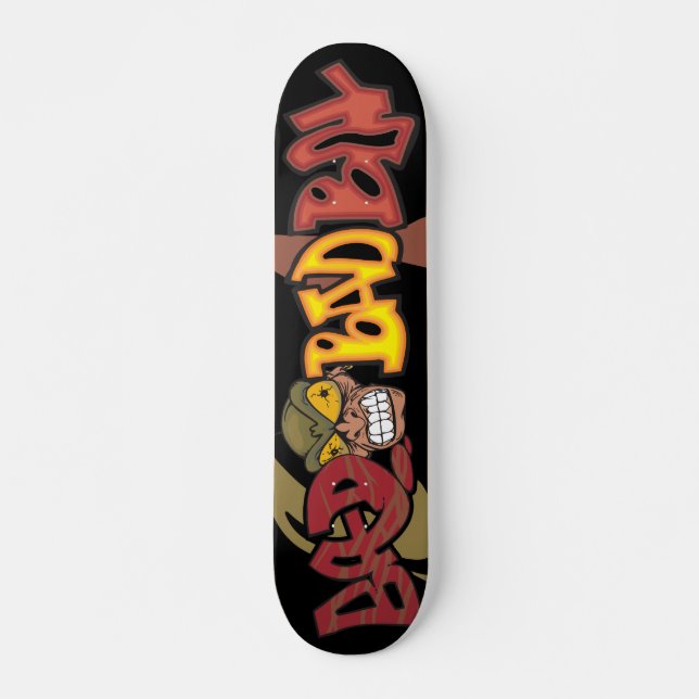 Skateboard Mauvaise mauvaise planche à roulettes de garçon (Devant)